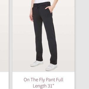 Lululemon On The Fly Pant 8Long